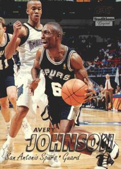 1997-98 Fleer - Traditions Crystal #6 Avery Johnson Front