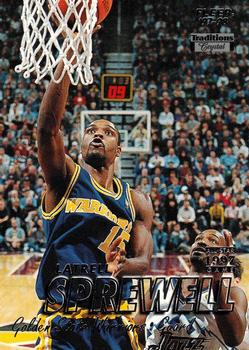 1997-98 Fleer - Traditions Crystal #15 Latrell Sprewell Front