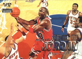 1997-98 Fleer - Traditions Crystal #23 Michael Jordan Front