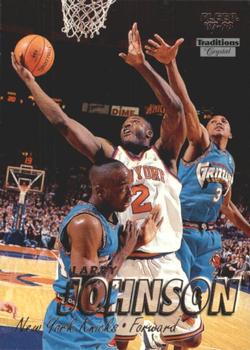 1997-98 Fleer - Traditions Crystal #39 Larry Johnson Front