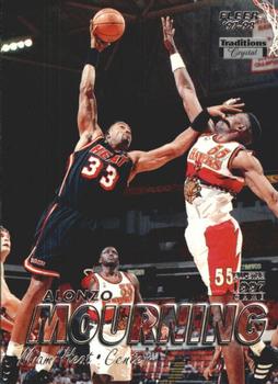 1997-98 Fleer - Traditions Crystal #43 Alonzo Mourning Front
