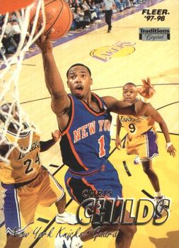 1997-98 Fleer - Traditions Crystal #119 Chris Childs Front