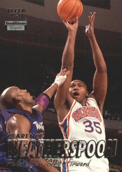 1997-98 Fleer - Traditions Crystal #139 Clarence Weatherspoon Front