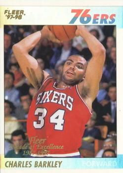 1997-98 Fleer - Decade of Excellence Rare Traditions #1 Charles Barkley Front
