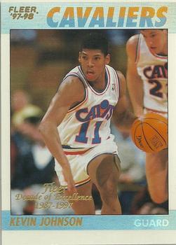 1997-98 Fleer - Decade of Excellence Rare Traditions #4 Kevin Johnson Front