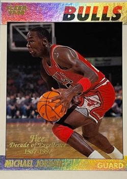 1997-98 Fleer - Decade of Excellence Rare Traditions #5 Michael Jordan Front