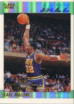 1997-98 Fleer - Decade of Excellence Rare Traditions #6 Karl Malone Front