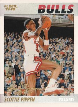 1997-98 Fleer - Decade of Excellence Rare Traditions #9 Scottie Pippen Front