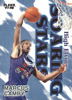 1997-98 Fleer - High Flying Soaring Stars #5 HFSS Marcus Camby Front