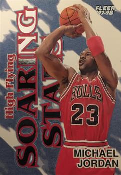 1997-98 Fleer - High Flying Soaring Stars #9 HFSS Michael Jordan Front
