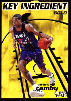 1997-98 Fleer - Key Ingredient Gold #2 Marcus Camby Front