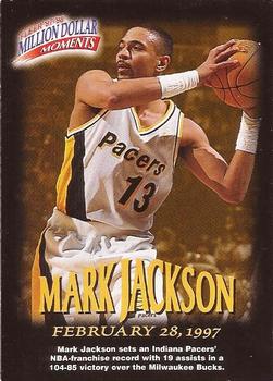 1997-98 Fleer - Million Dollar Moments #2 Mark Jackson Front