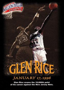 1997-98 Fleer - Million Dollar Moments #23 Glen Rice Front