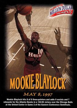 1997-98 Fleer - Million Dollar Moments #29 Mookie Blaylock Front