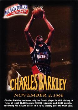 1997-98 Fleer - Million Dollar Moments #3 Charles Barkley Front