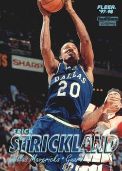 1997-98 Fleer - Traditions Tiffany #121 Erick Strickland Front