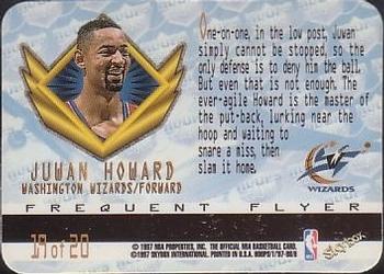 1997-98 Hoops - Frequent Flyer Club Upgrade #19 Juwan Howard Back
