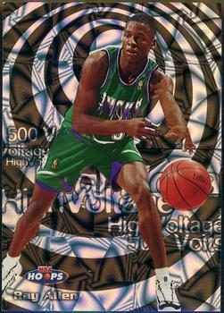 1997-98 Hoops - High Voltage 500 Volts #3HV Ray Allen Front