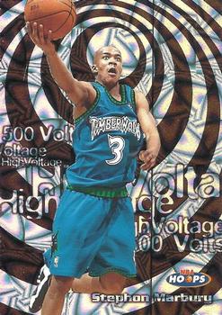 1997-98 Hoops - High Voltage 500 Volts #11HV Stephon Marbury Front