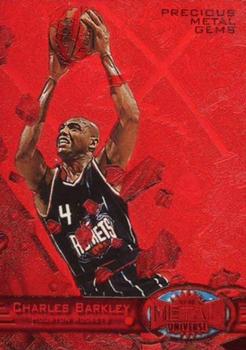 1997-98 Metal Universe - Precious Metal Gems Red #1 PMG Charles Barkley Front