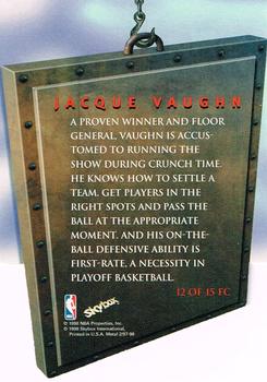1997-98 Metal Universe Championship - Future Champions #12 FC Jacque Vaughn Back