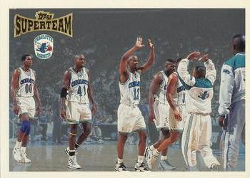 1996-97 Topps - Super Teams #NNO Charlotte Hornets Front