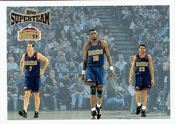 1996-97 Topps - Super Teams #NNO Denver Nuggets Front