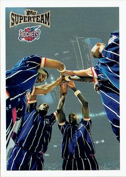 1996-97 Topps - Super Teams #NNO Houston Rockets Front