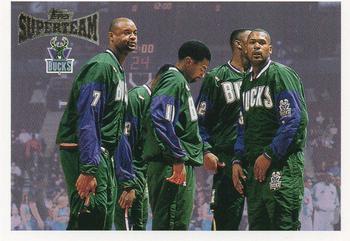 1996-97 Topps - Super Teams #NNO Milwaukee Bucks Front