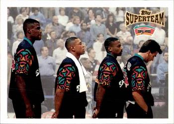 1996-97 Topps - Super Teams #NNO San Antonio Spurs Front