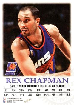 1997-98 SkyBox Premium - Autographics #NNO Rex Chapman Back