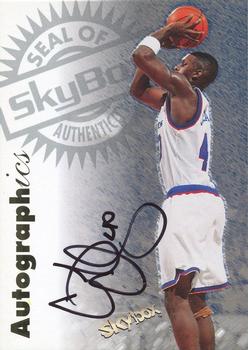 1997-98 SkyBox Premium - Autographics #NNO Calbert Cheaney Front