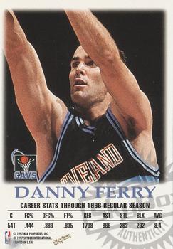 1997-98 SkyBox Premium - Autographics #NNO Danny Ferry Back
