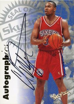 1997-98 SkyBox Premium - Autographics #NNO Clarence Weatherspoon Front