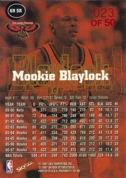 1997-98 SkyBox Premium - Star Rubies #69 SR Mookie Blaylock Back
