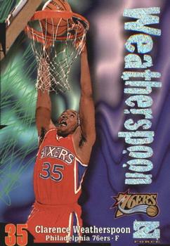 1997-98 SkyBox Z-Force - Rave #11 Clarence Weatherspoon Front