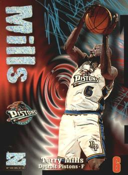 1997-98 SkyBox Z-Force - Rave #17 Terry Mills Front