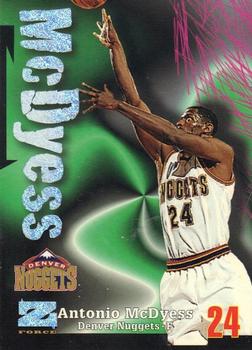 1997-98 SkyBox Z-Force - Rave #24 Antonio McDyess Front