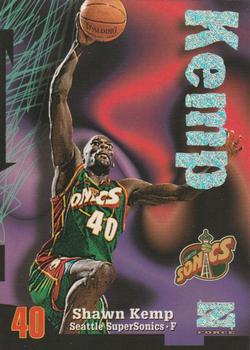 1997-98 SkyBox Z-Force - Rave #40 Shawn Kemp Front