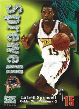 1997-98 SkyBox Z-Force - Rave #182 Latrell Sprewell Front