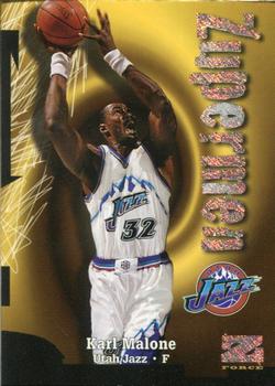 1997-98 SkyBox Z-Force - Rave #206 Karl Malone Front