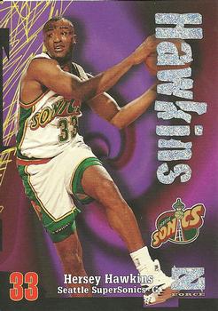 1997-98 SkyBox Z-Force - Rave #85 Hersey Hawkins Front