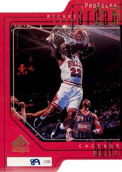 1997-98 SP Authentic - ProFiles Level 3 #P1 Michael Jordan Front
