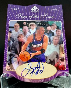 1997-98 SP Authentic - Sign of the Times Stars and Rookies #JK Jason Kidd Front