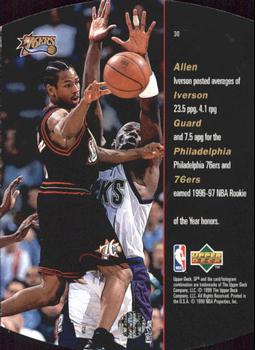 1997-98 SPx - Bronze #30 Allen Iverson Back