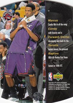 1997-98 SPx - Bronze #41 Marcus Camby Back