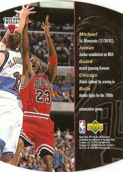 1997-98 SPx - Bronze #6 Michael Jordan Back