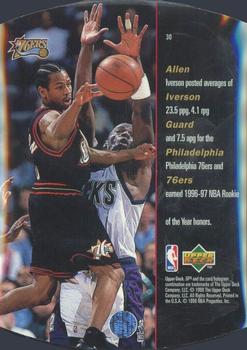 1997-98 SPx - Gold #30 Allen Iverson Back