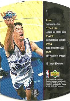 1997-98 SPx - Gold #45 John Stockton Back