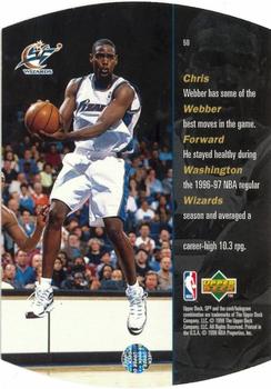 1997-98 SPx - Gold #50 Chris Webber Back